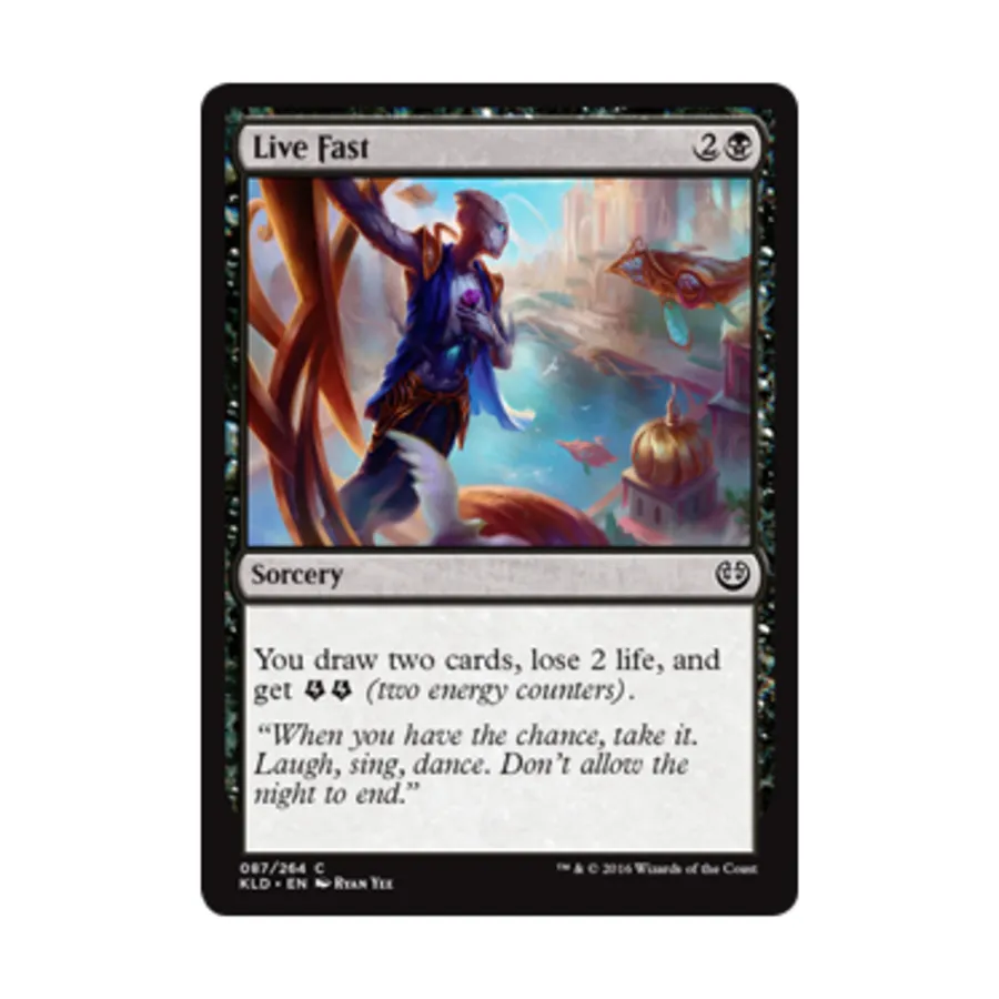 CCG Живи быстро (С), MTG - Kaladesh
CCG Живи быстро (С), MTG - Kaladesh