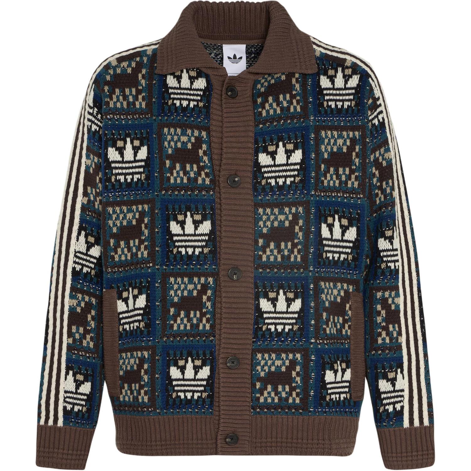 FW25 CRAFTED JACKET SWEATER Вязаный свитер Унисекс Adidas Originals, темно синий/синий зеленый/коричневый/белый
FW25 CRAFTED JACKET SWEATER Вязаный свитер Унисекс Adidas Originals, темно синий/синий зеленый/коричневый/белый