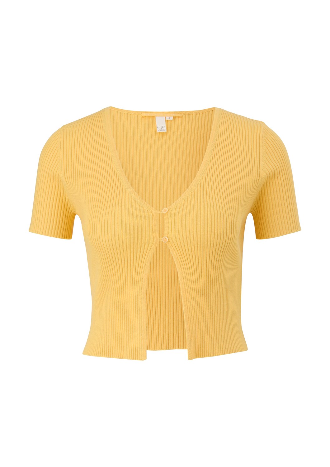 QS Вязаный кардиган желтого цвета
QS Вязаный кардиган желтого цвета