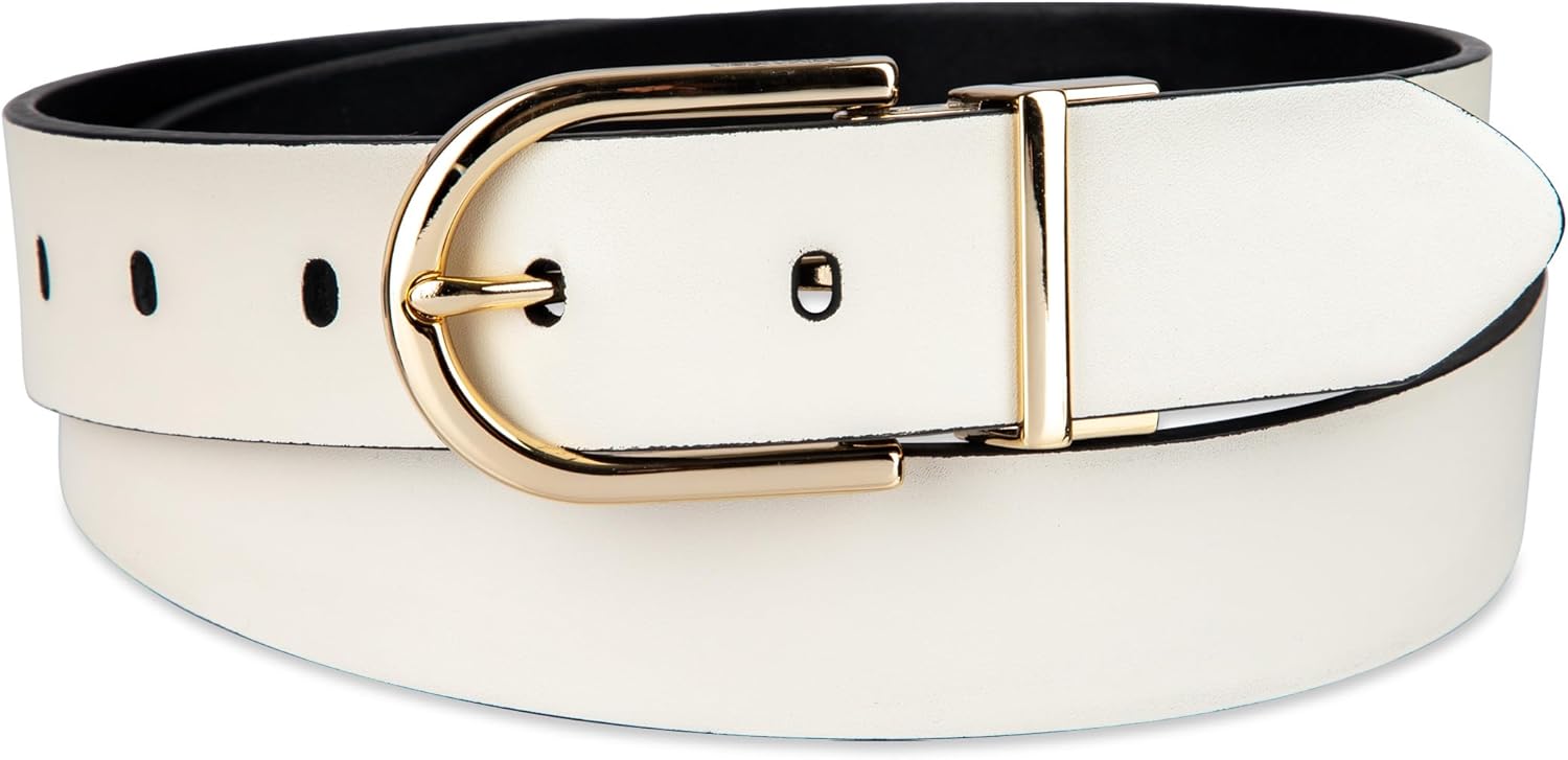 Женские двусторонние ремни Calvin Klein «два в одном» для повседневного ношения джинсов, брюк и платьев, Bone/Black
Женские двусторонние ремни Calvin Klein «два в одном» для повседневного ношения джинсов, брюк и платьев, Bone/Black