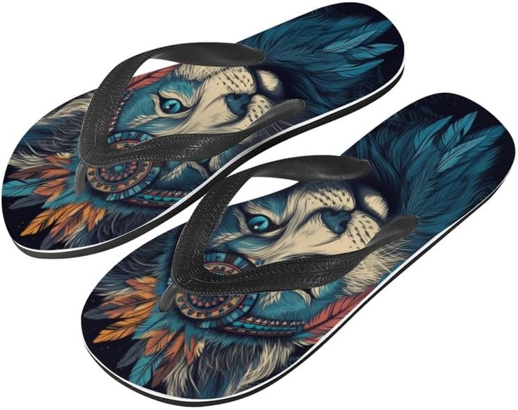 Женские пляжные шлепанцы Semiouray с морской волной, милые ортопедические шлепанцы с лотосом, легкие плоские сандалии для дома и улицы на лето, Tribal Retro Lion
Женские пляжные шлепанцы Semiouray с морской волной, милые ортопедические шлепанцы с лотосом, легкие плоские сандалии для дома и улицы на лето, Tribal Retro Lion