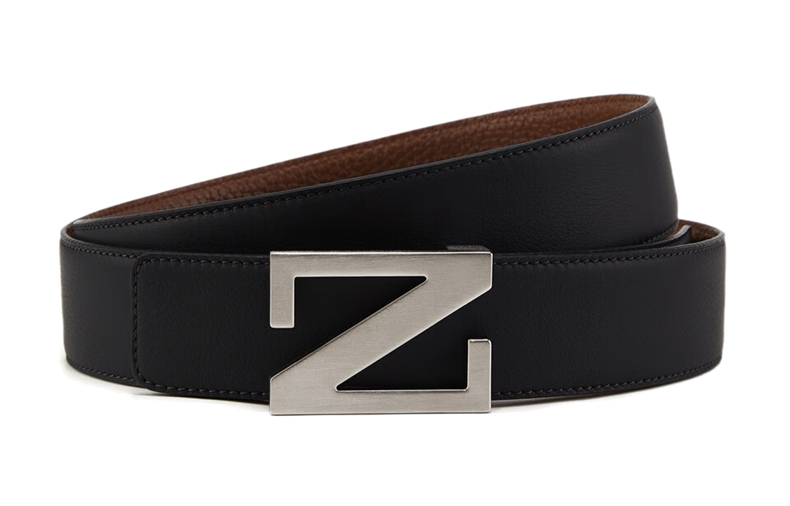 Zegna Мужской черный ремень из телячьей кожи Ermenegildo Zegna
Zegna Мужской черный ремень из телячьей кожи Ermenegildo Zegna