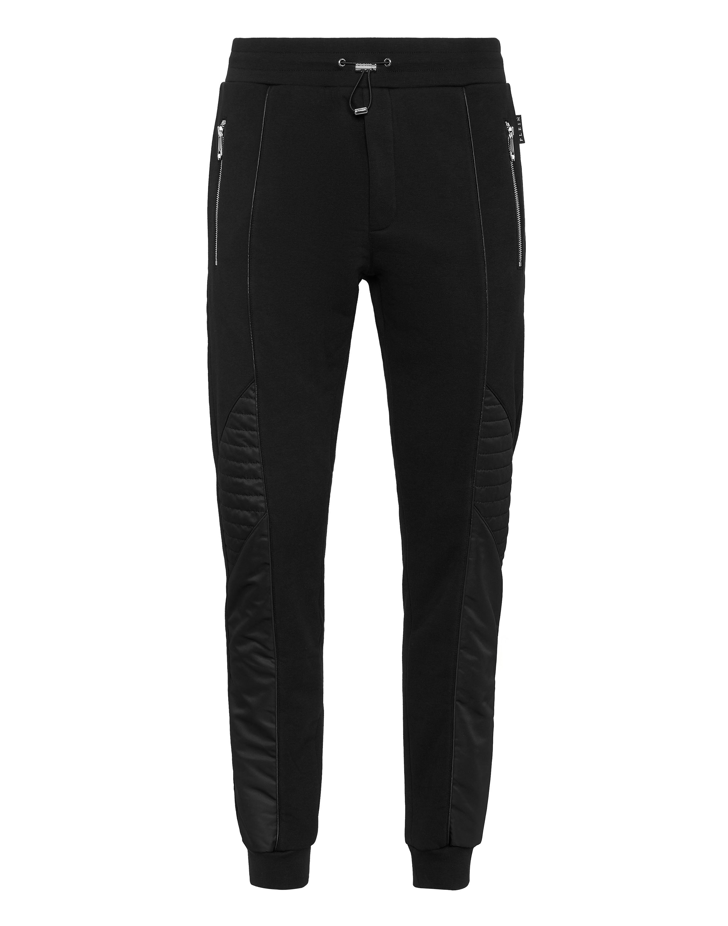 Спортивные брюки с нейлоновыми вставками PHILIPP PLEIN, черный
Спортивные брюки с нейлоновыми вставками PHILIPP PLEIN, черный