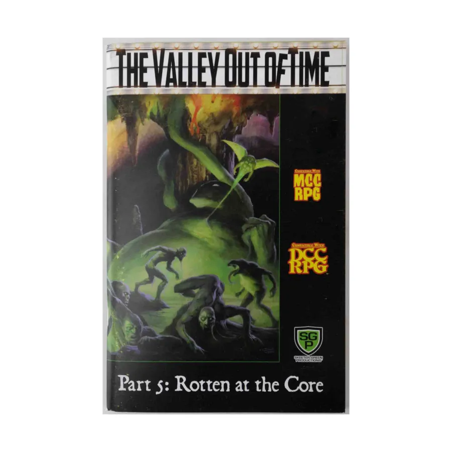 Valley Out of Time Vol. 5 - Rotten at the Core, Valley Out of Time - Mutant Crawl Classics (Skeeter Green Publishing), мягкая обложка 
Valley Out of Time Vol. 5 - Rotten at the Core, Valley Out of Time - Mutant Crawl Classics (Skeeter Green Publishing), мягкая обложка
