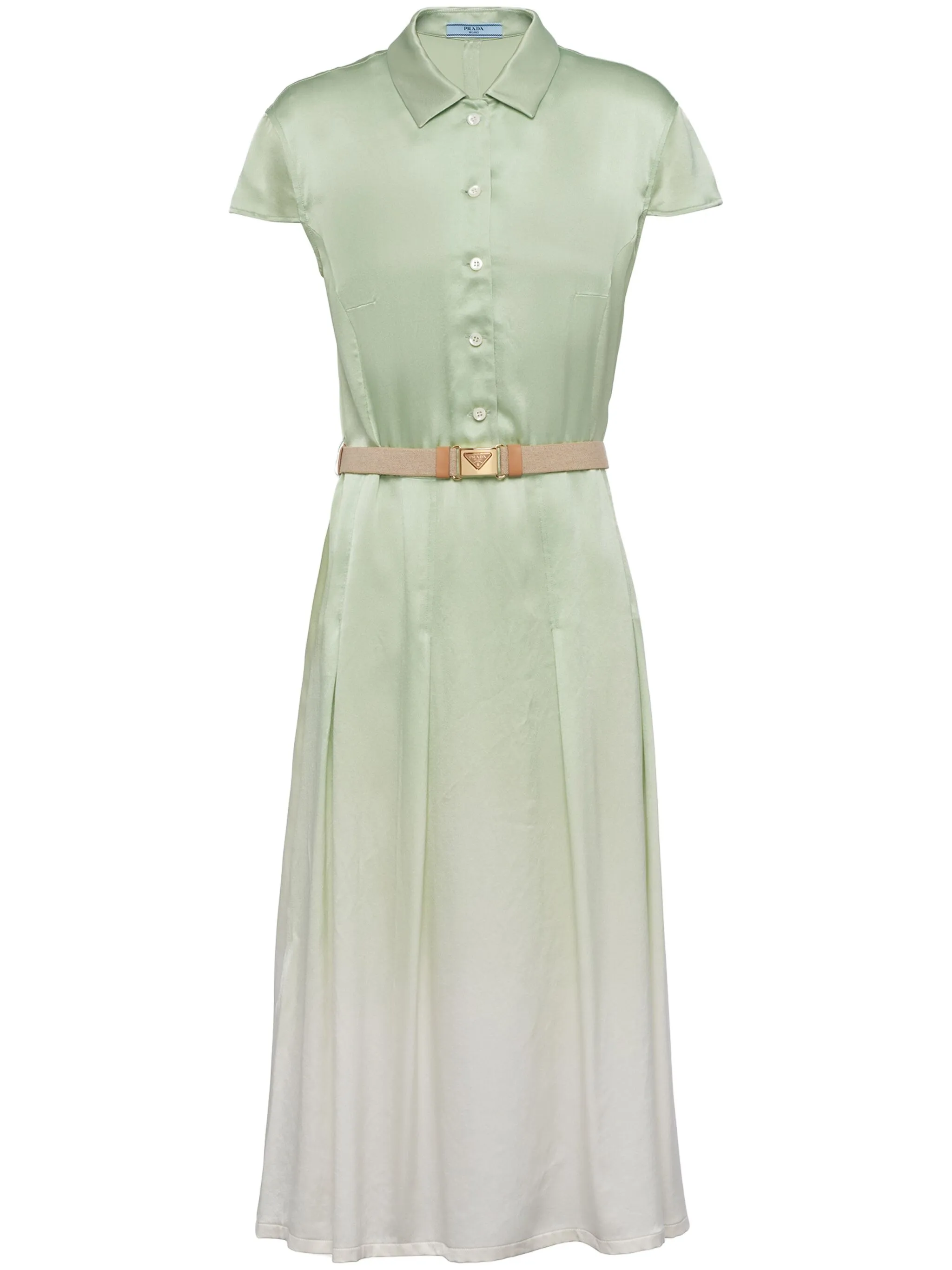 Платье миди с эффектом градиента Prada, зеленый
Платье миди с эффектом градиента Prada, зеленый