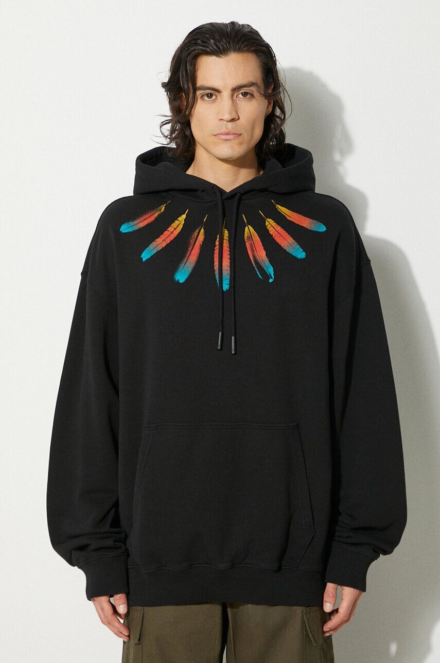 Хлопковая толстовка Collar Feathers Comfy Hoodie Marcelo Burlon, черный
Хлопковая толстовка Collar Feathers Comfy Hoodie Marcelo Burlon, черный