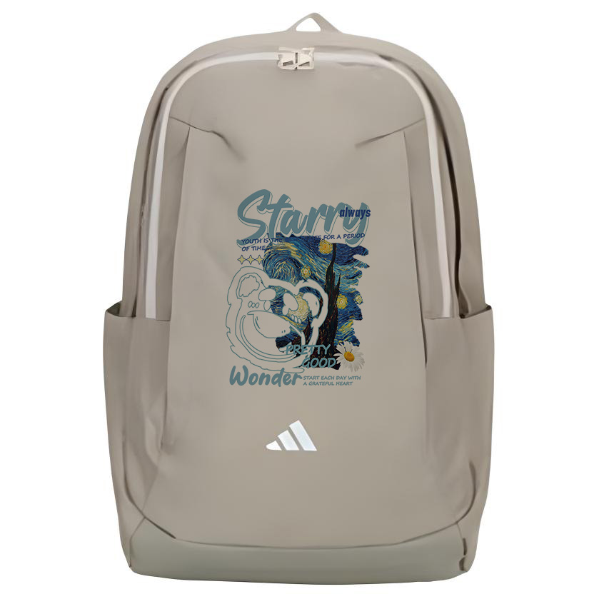 Adidas Средний унисекс серый рюкзак из ткани, Bear Oil Paintings Starry Sky
Adidas Средний унисекс серый рюкзак из ткани, Bear Oil Paintings Starry Sky