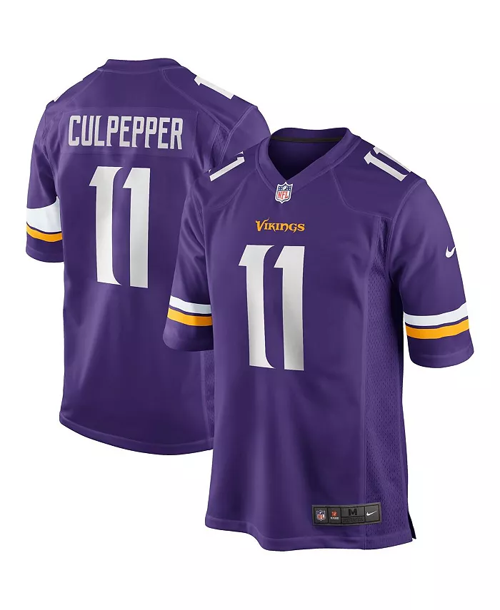 Мужская фиолетовая игровая футболка Daunte Culpepper Minnesota Vikings из линейки Retired Player Nike
Мужская фиолетовая игровая футболка Daunte Culpepper Minnesota Vikings из линейки Retired Player Nike