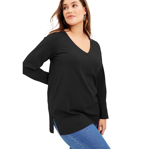 Туника June + Vie с длинным рукавом и V-образным вырезом, plus size June & Vie, Black, Черный, Туника June + Vie с длинным рукавом и V-образным вырезом, plus size June & Vie, Black
Туника June + Vie с длинным рукавом и V-образным вырезом, plus size June & Vie, Black, Черный, Туника June + Vie с длинным рукавом и V-образным вырезом, plus size June & Vie, Black