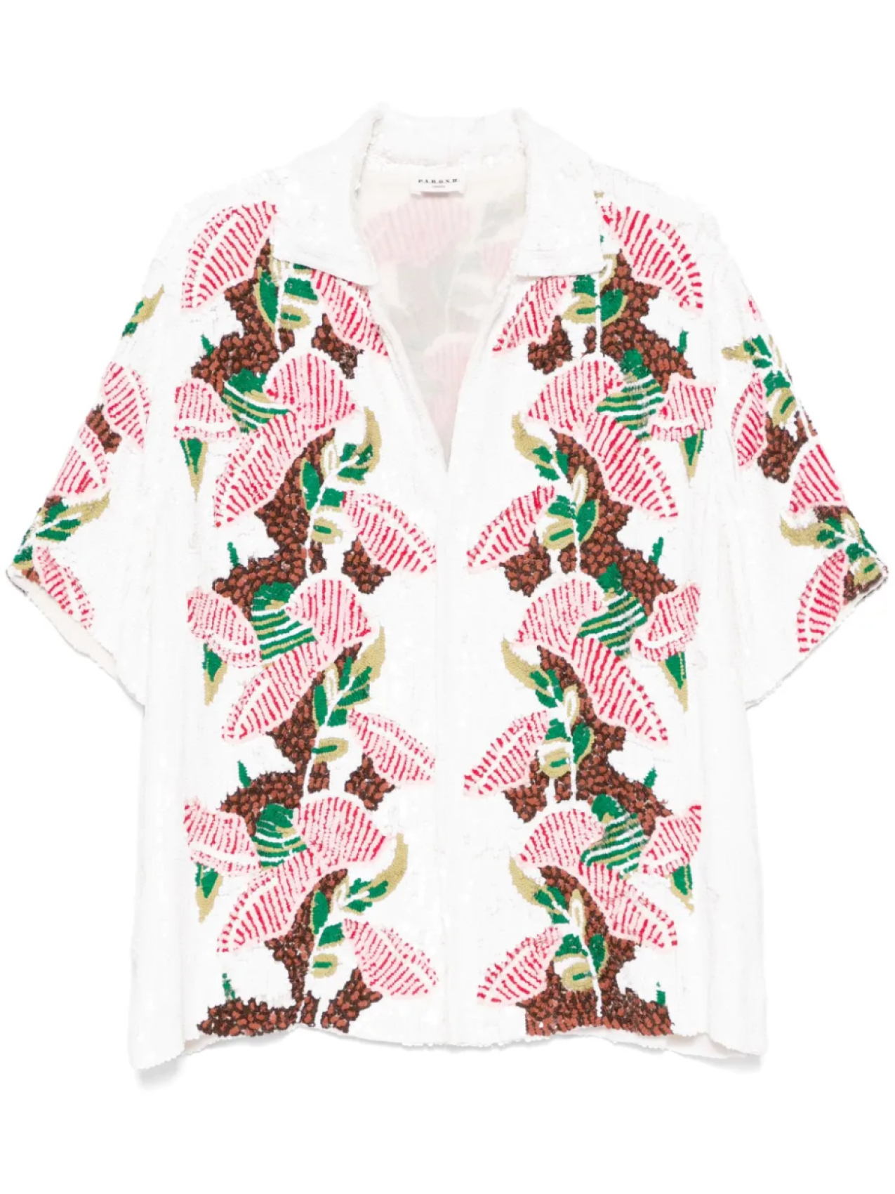 P.A.R.O.S.H. рубашка с пайетками, белый
P.A.R.O.S.H. рубашка с пайетками, белый