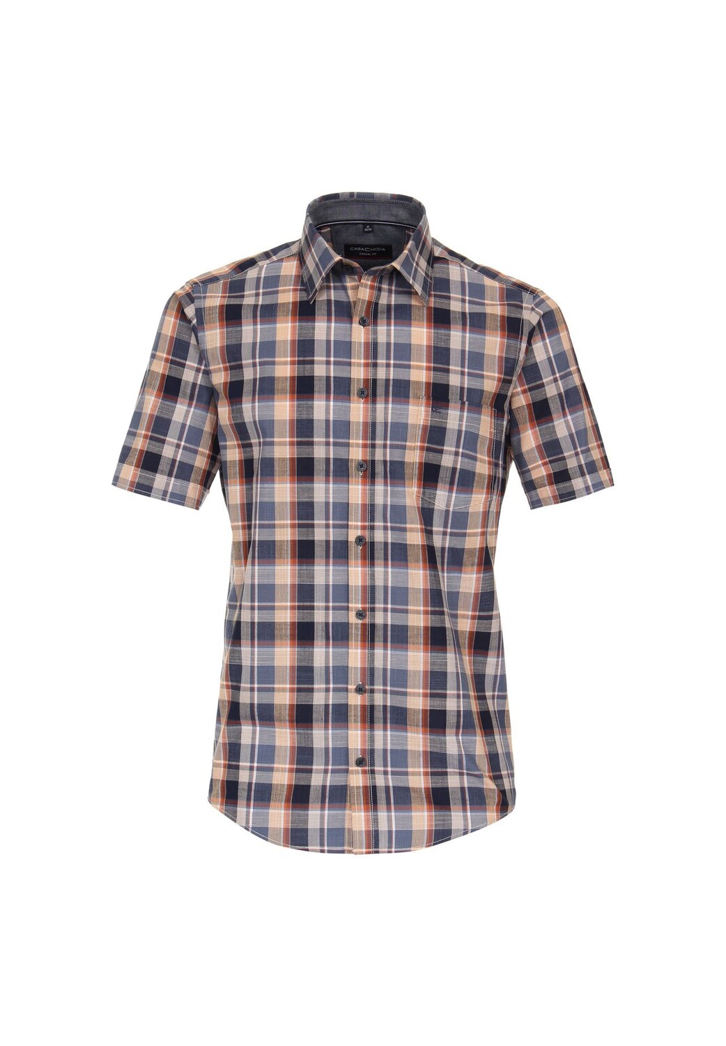 Мужская повседневная рубашка в клетку с короткими рукавами, повседневного кроя CASAMODA, темно-синий
Мужская повседневная рубашка в клетку с короткими рукавами, повседневного кроя CASAMODA, темно-синий