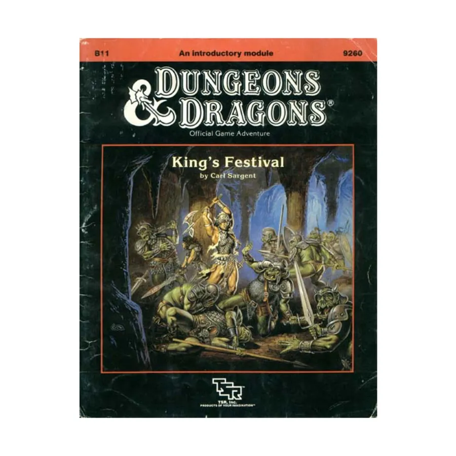 Модуль King's Festival, Basic Dungeons & Dragons (Original Edition) - Modules & Adventures - B Series
Модуль King's Festival, Basic Dungeons & Dragons (Original Edition) - Modules & Adventures - B Series