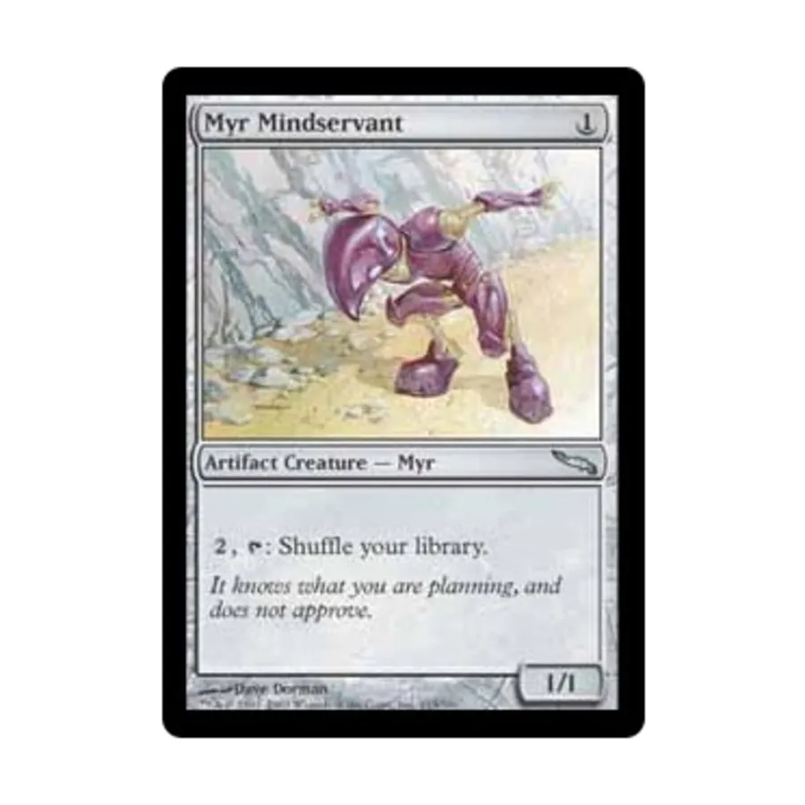 CCG Мой слуга разума (U), MTG - Mirrodin
CCG Мой слуга разума (U), MTG - Mirrodin