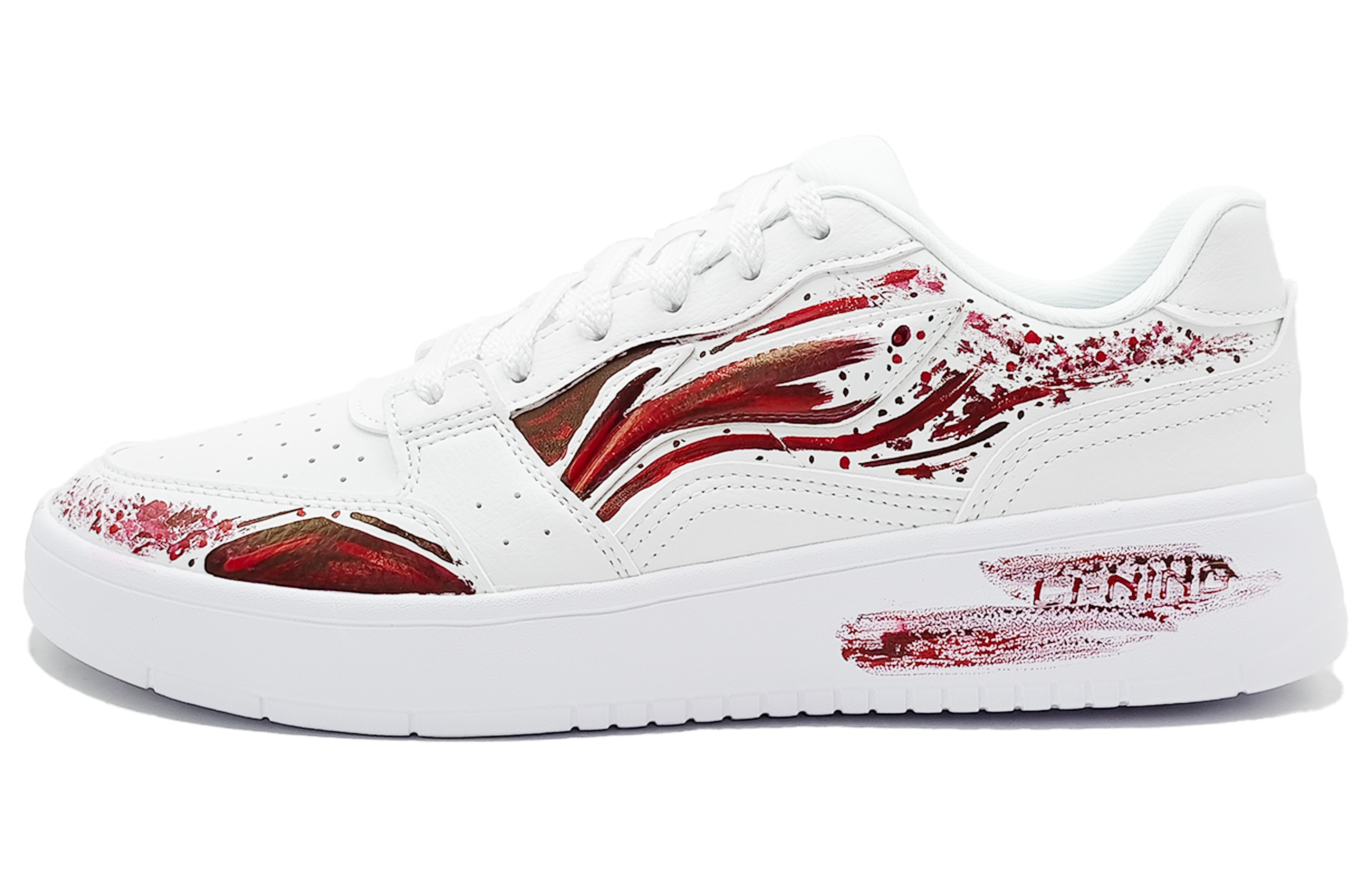 LINING Кроссовки для скейтбординга Acer Truncatum с противоскользящей амортизацией, увеличивающие рост, низкие, мужские, белые, красные 
LINING Кроссовки для скейтбординга Acer Truncatum с противоскользящей амортизацией, увеличивающие рост, низкие, мужские, белые, красные