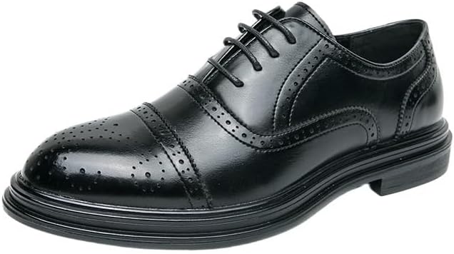 Мужские кожаные туфли, повседневные деловые кожаные оксфорды дерби, шнуровка, без застежки, для вождения, комфортные, для вечеринок, свадьбы Zestrelax, черный
Мужские кожаные туфли, повседневные деловые кожаные оксфорды дерби, шнуровка, без застежки, для вождения, комфортные, для вечеринок, свадьбы Zestrelax, черный