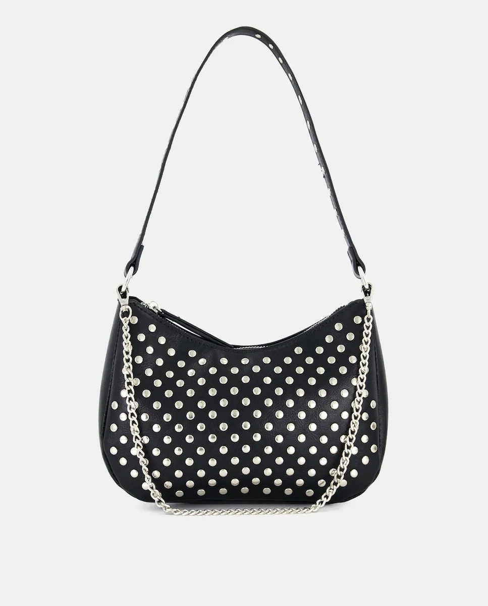 Сумка-багет с заклепками Green Coast, черный
Сумка-багет с заклепками Green Coast, черный