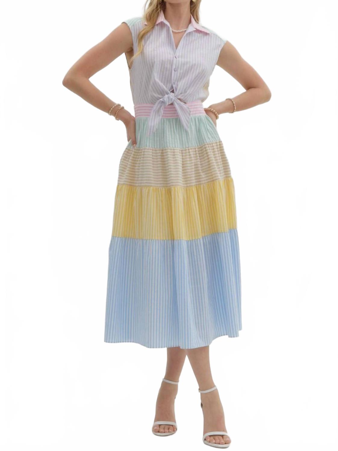 Платье Sweet Tie с разноцветным принтом Entro, мультиколор
Платье Sweet Tie с разноцветным принтом Entro, мультиколор