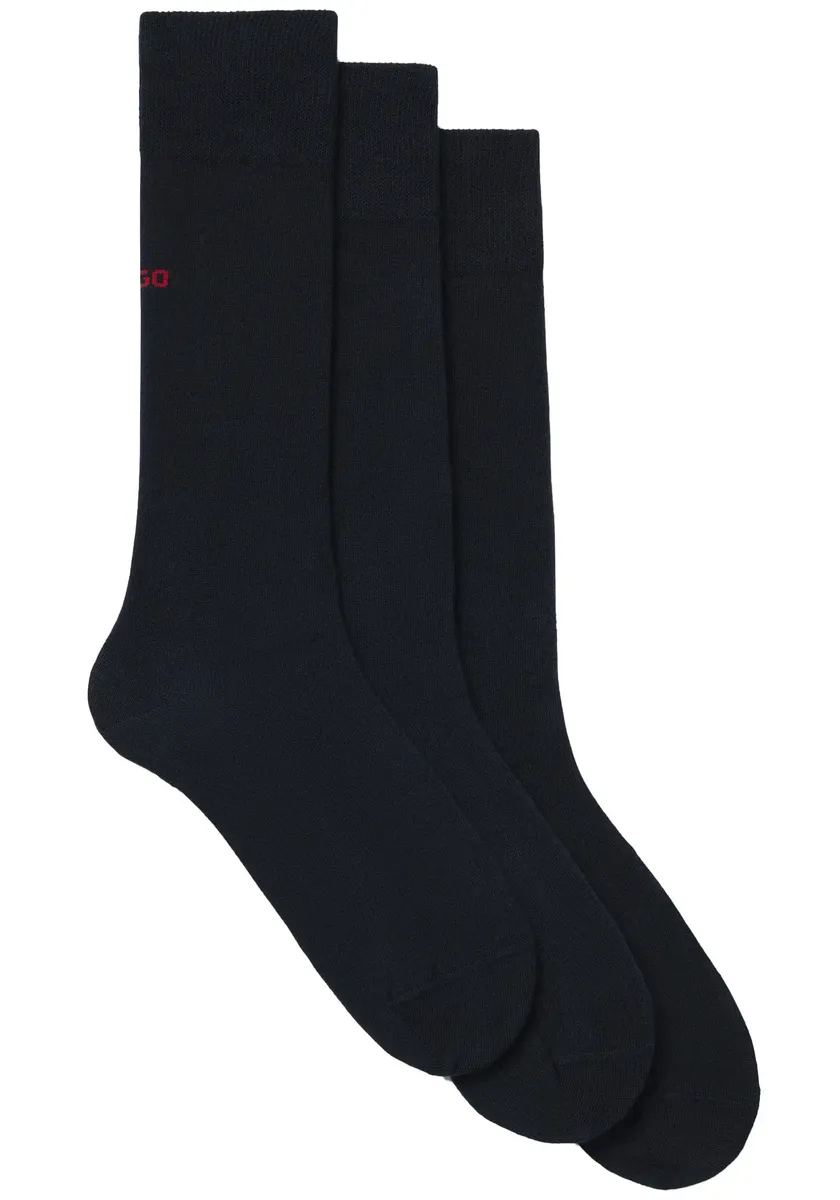 Деловые носки HUGO Underwear "3P RS UNI CC" (упаковка, 3 пары, 3 шт. в упаковке), с контрастной надписью логотипа HUGO, синий
Деловые носки HUGO Underwear "3P RS UNI CC" (упаковка, 3 пары, 3 шт. в упаковке), с контрастной надписью логотипа HUGO, синий