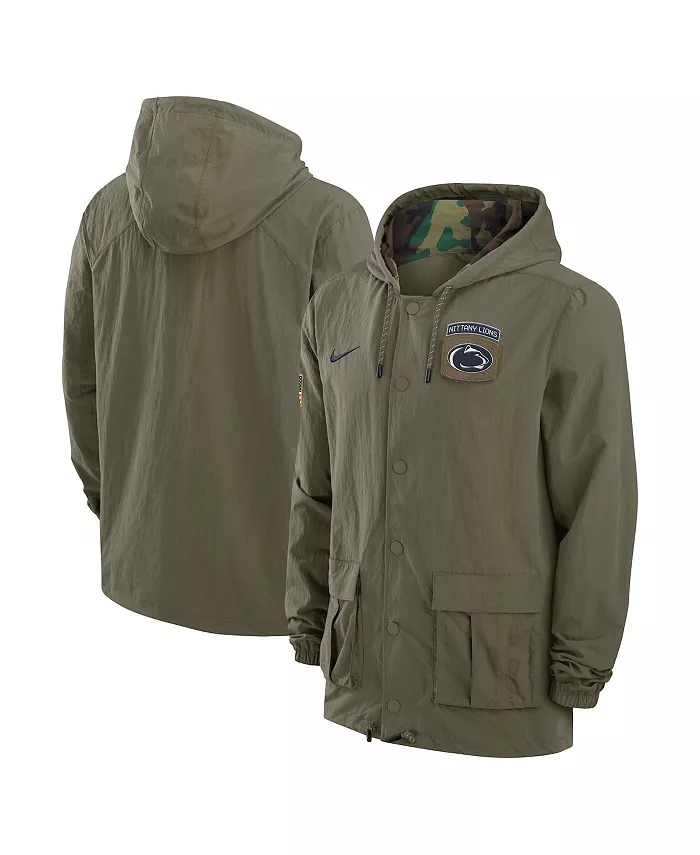 Мужская оливковая куртка-худи с полной застежкой Penn State Nittany Lions 2024 Military Appreciation Military Jacket Nike
Мужская оливковая куртка-худи с полной застежкой Penn State Nittany Lions 2024 Military Appreciation Military Jacket Nike