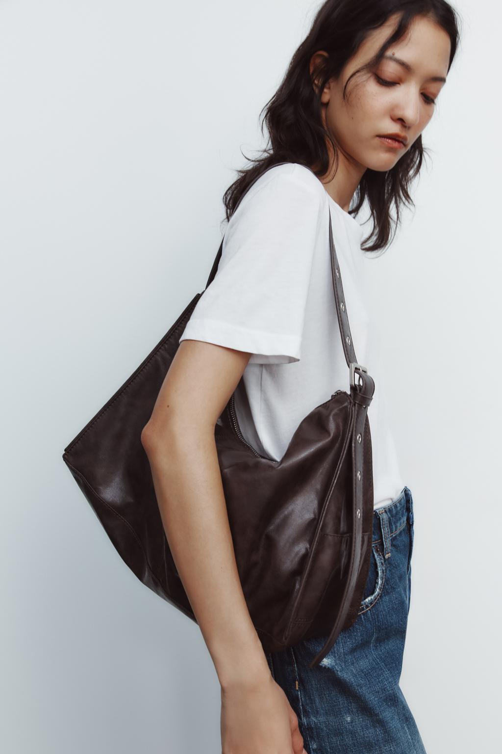 Мягкая макси-сумка-ведро с металлическими проушинами ZARA, цвет Chocolate, Коричневый, Мягкая макси-сумка-ведро с металлическими проушинами ZARA, цвет Chocolate
Мягкая макси-сумка-ведро с металлическими проушинами ZARA, цвет Chocolate, Коричневый, Мягкая макси-сумка-ведро с металлическими проушинами ZARA, цвет Chocolate