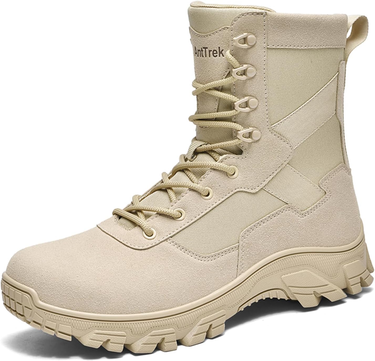 Мужские тактические сапоги TengfeiFly из замшевой кожи с шнуровкой, 20 см, легкие, дышащие, с противоскользящей подошвой, боковой молнией, поддержкой свода стопы, боевые ботинки для походов, мотоциклетной езды и армейской работы, бежевый
Мужские тактические сапоги TengfeiFly из замшевой кожи с шнуровкой, 20 см, легкие, дышащие, с противоскользящей подошвой, боковой молнией, поддержкой свода стопы, боевые ботинки для походов, мотоциклетной езды и армейской работы, бежевый