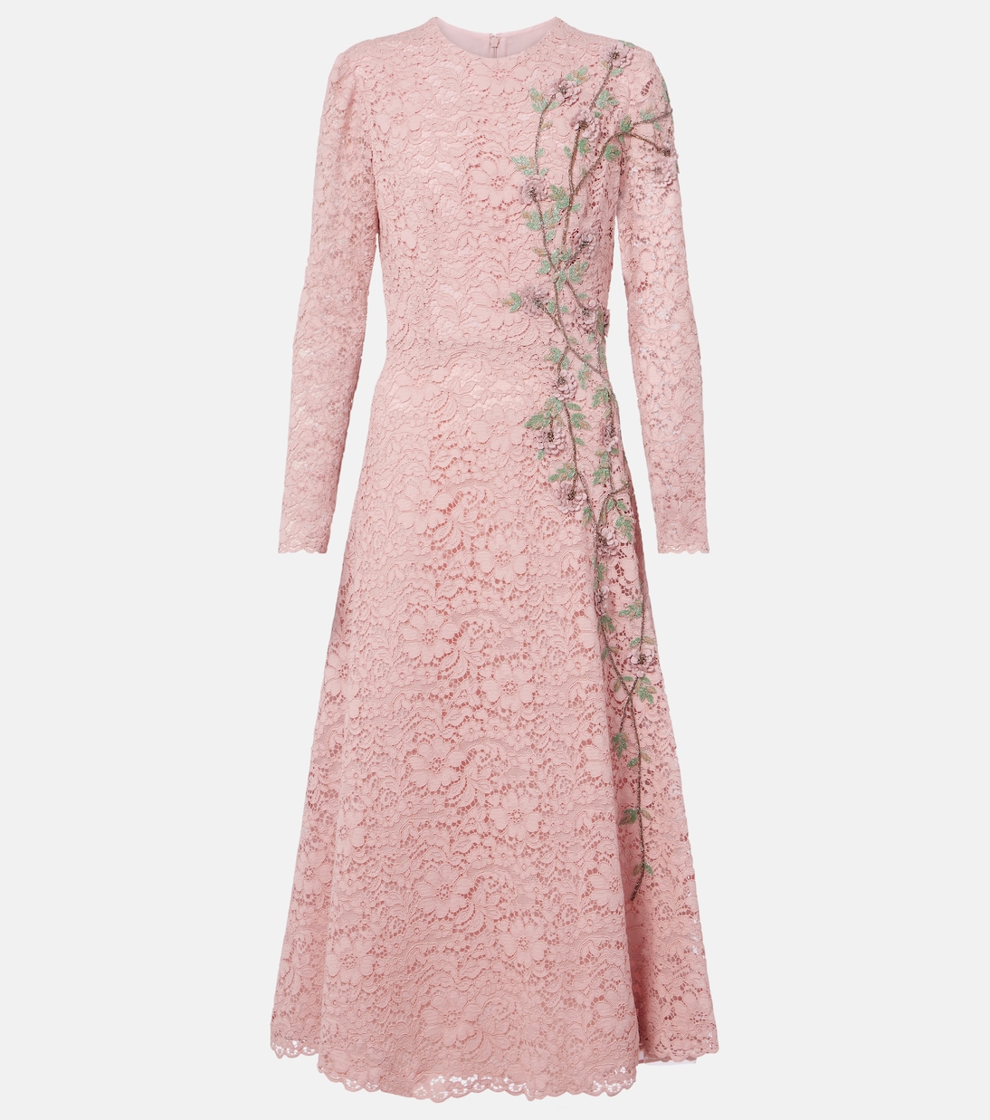 Платье миди Marlena с вышитым кружевом Costarellos, Nude Pink
Платье миди Marlena с вышитым кружевом Costarellos, Nude Pink