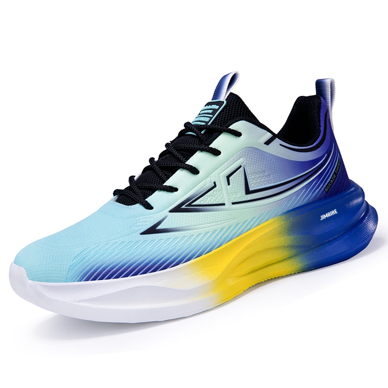 King Jinmai Низкие повседневные кроссовки мужские бело-сине-желтые, цвет White Blue Yellow
King Jinmai Низкие повседневные кроссовки мужские бело-сине-желтые, цвет White Blue Yellow