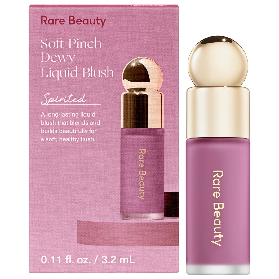 Миниатюрные жидкие румяна Мягкий щипчик Rare Beauty by Selena Gomez, 0.11 oz/3.2 mL, Spirited
Миниатюрные жидкие румяна Мягкий щипчик Rare Beauty by Selena Gomez, 0.11 oz/3.2 mL, Spirited
