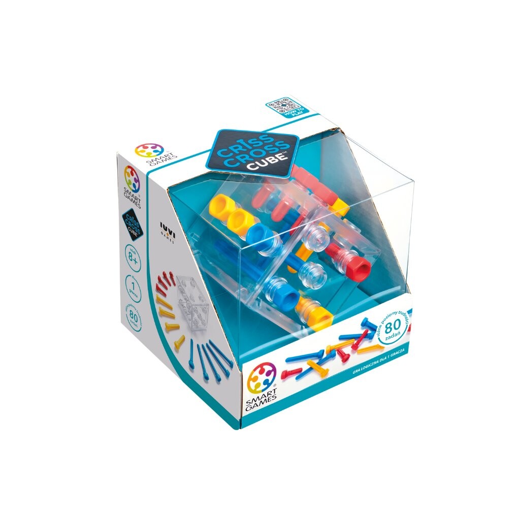Criss Cross Cube (Pl), игра-головоломка, Smart Games 
Criss Cross Cube (Pl), игра-головоломка, Smart Games