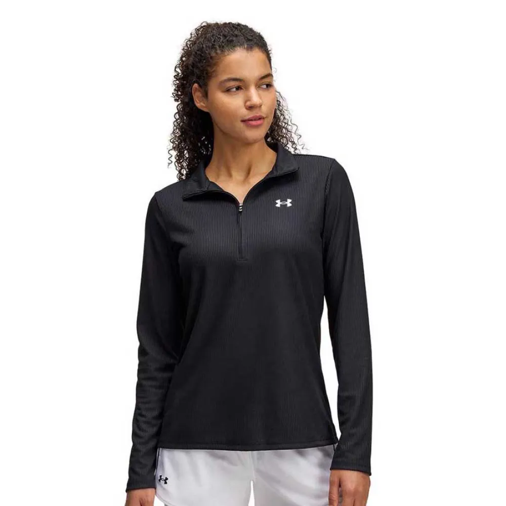 Толстовка спортивная Under Armour Tech Rib half zip, черный
Толстовка спортивная Under Armour Tech Rib half zip, черный