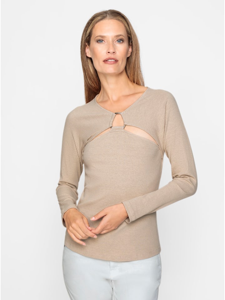 Рубашка с длинными рукавами цвета слоновой кости Heine
Рубашка с длинными рукавами цвета слоновой кости Heine