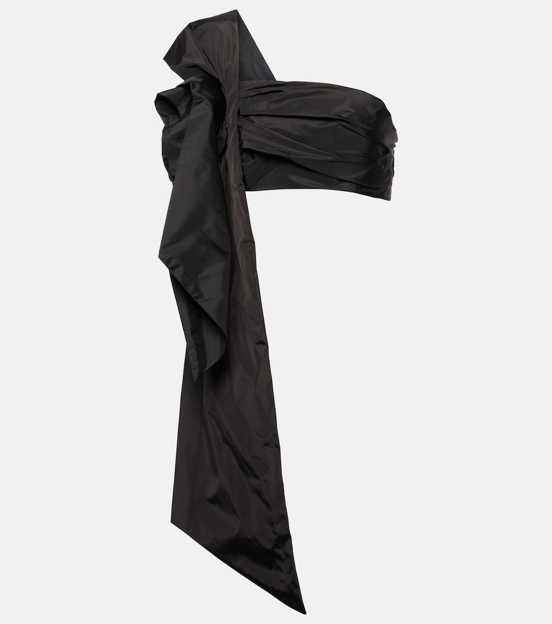 Укороченный топ с драпировкой и цветочной аппликацией Simone Rocha, черный
Укороченный топ с драпировкой и цветочной аппликацией Simone Rocha, черный