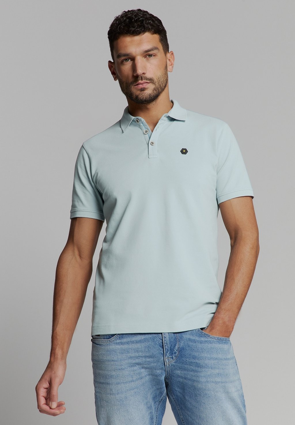 Рубашка поло NO EXCESS, светло-голубой
Рубашка поло NO EXCESS, светло-голубой