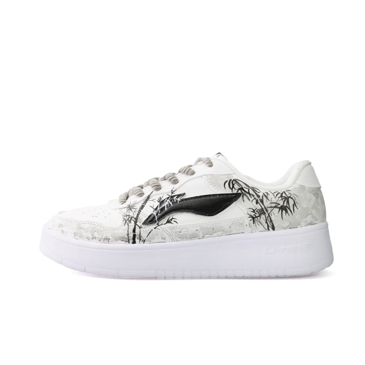 LINING Лининг Понтун Бутс Инк Бамбук Противоскользящие, Легкие и Дышащие Лоу-топ Скейтборд Кроссовки Унисекс Черный Белый - Черный Белый, цвет Black White 
LINING Лининг Понтун Бутс Инк Бамбук Противоскользящие, Легкие и Дышащие Лоу-топ Скейтборд Кроссовки Унисекс Черный Белый - Черный Белый, цвет Black White