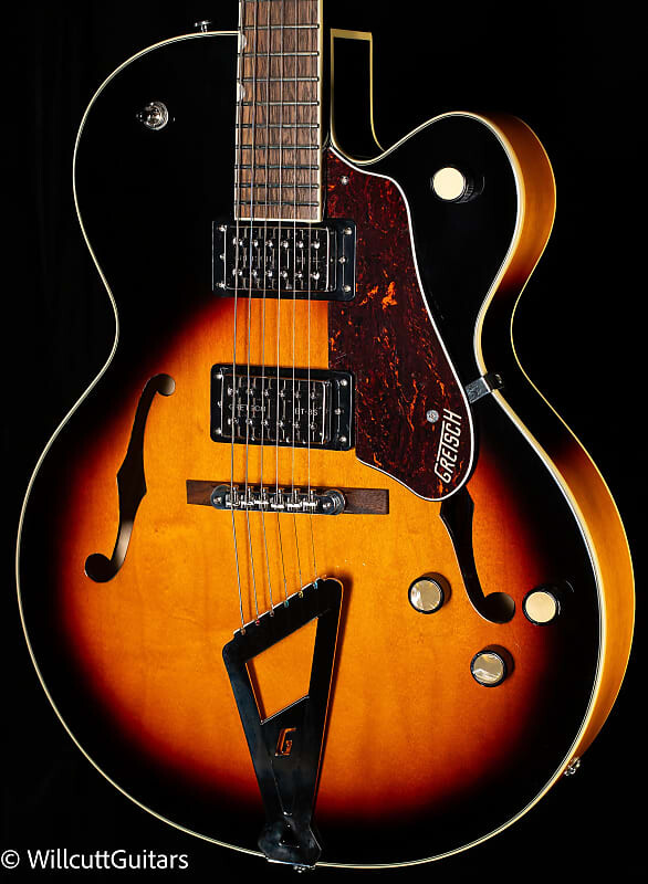 Электрогитара Gretsch G2420 Streamliner Broad'Tron BT-3S Pickups Aged Brooklyn Burst
Электрогитара Gretsch G2420 Streamliner Broad'Tron BT-3S Pickups Aged Brooklyn Burst