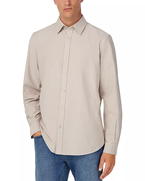 Хлопковая рубашка оксфорд Boggi Milano, бежевый
Хлопковая рубашка оксфорд Boggi Milano, бежевый