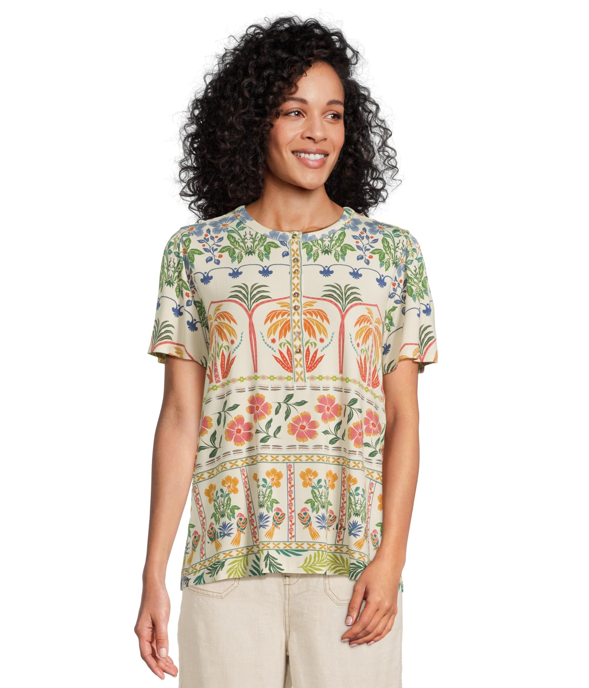 Футболка Johnny Was The Janie Favorite Flutter Sleeve Henley Tee, Soller
Футболка Johnny Was The Janie Favorite Flutter Sleeve Henley Tee, Soller