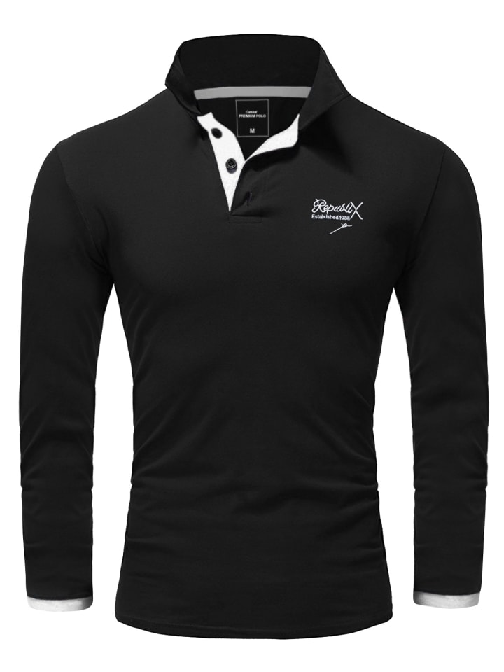 Рубашка-поло REPUBLIX, черный/белый
Рубашка-поло REPUBLIX, черный/белый