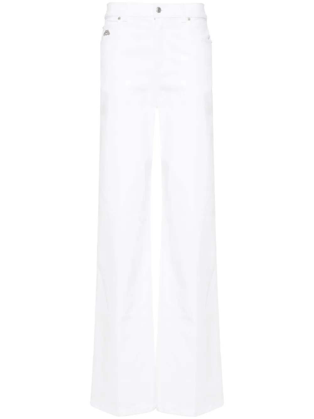 Джинсы с логотипом Alexander McQueen, белый 
Джинсы с логотипом Alexander McQueen, белый