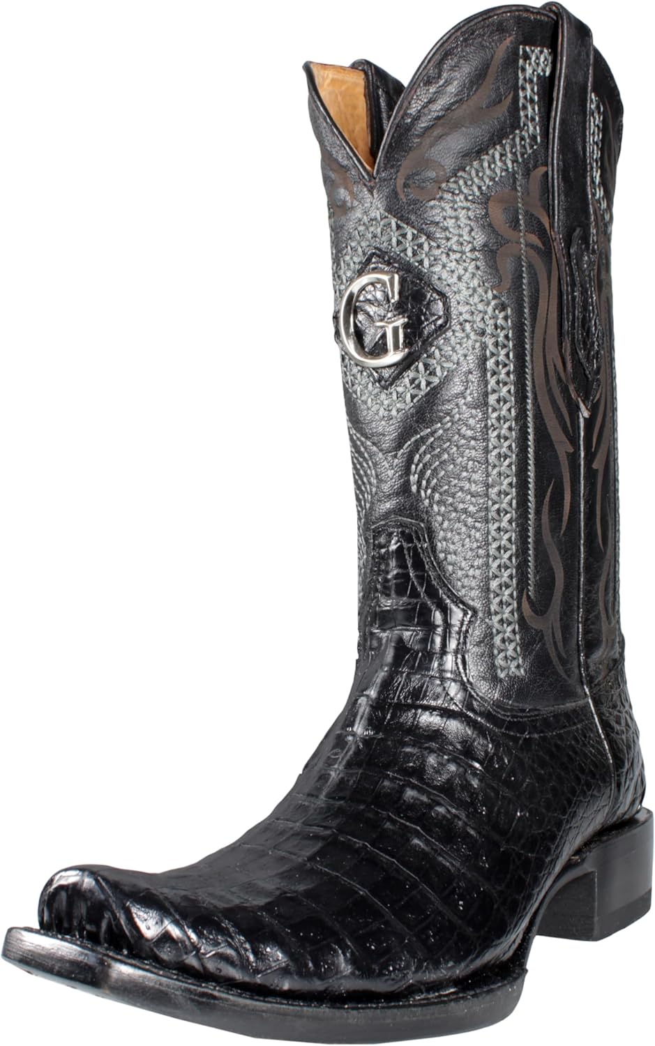 Ковбойские сапоги El General Authentic из кожи каймана, модель Nape Western 137 Generic, черный
Ковбойские сапоги El General Authentic из кожи каймана, модель Nape Western 137 Generic, черный