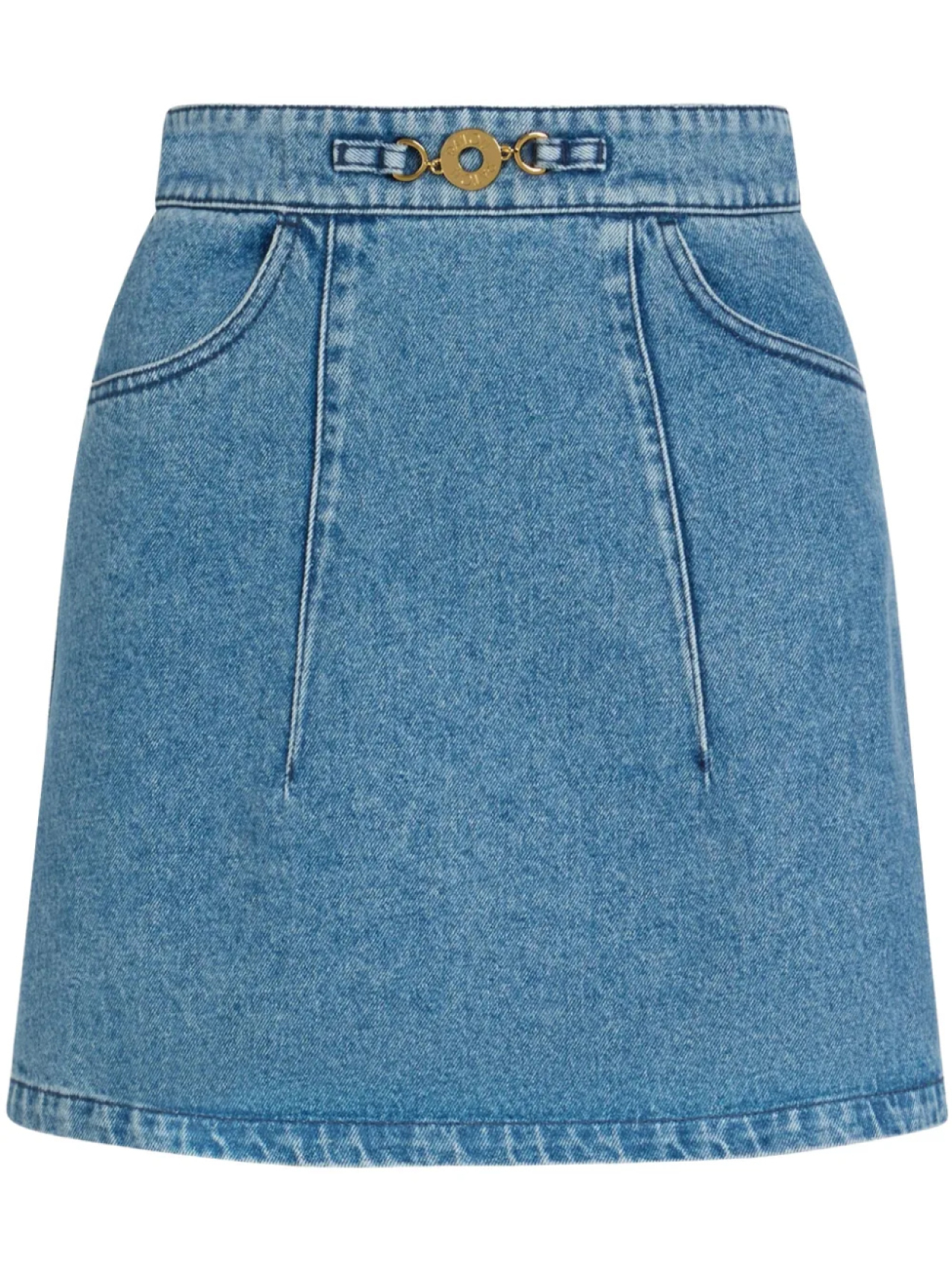 Patou джинсовая юбка мини А-силуэта, синий
Patou джинсовая юбка мини А-силуэта, синий