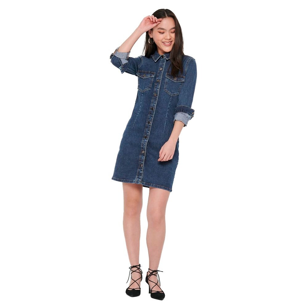 Короткое платье Jdy Sanna Denim Mix, синий
Короткое платье Jdy Sanna Denim Mix, синий