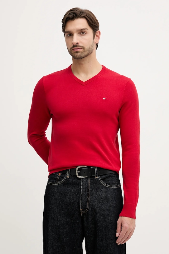 Хлопковый свитер Tommy Hilfiger, красный
Хлопковый свитер Tommy Hilfiger, красный