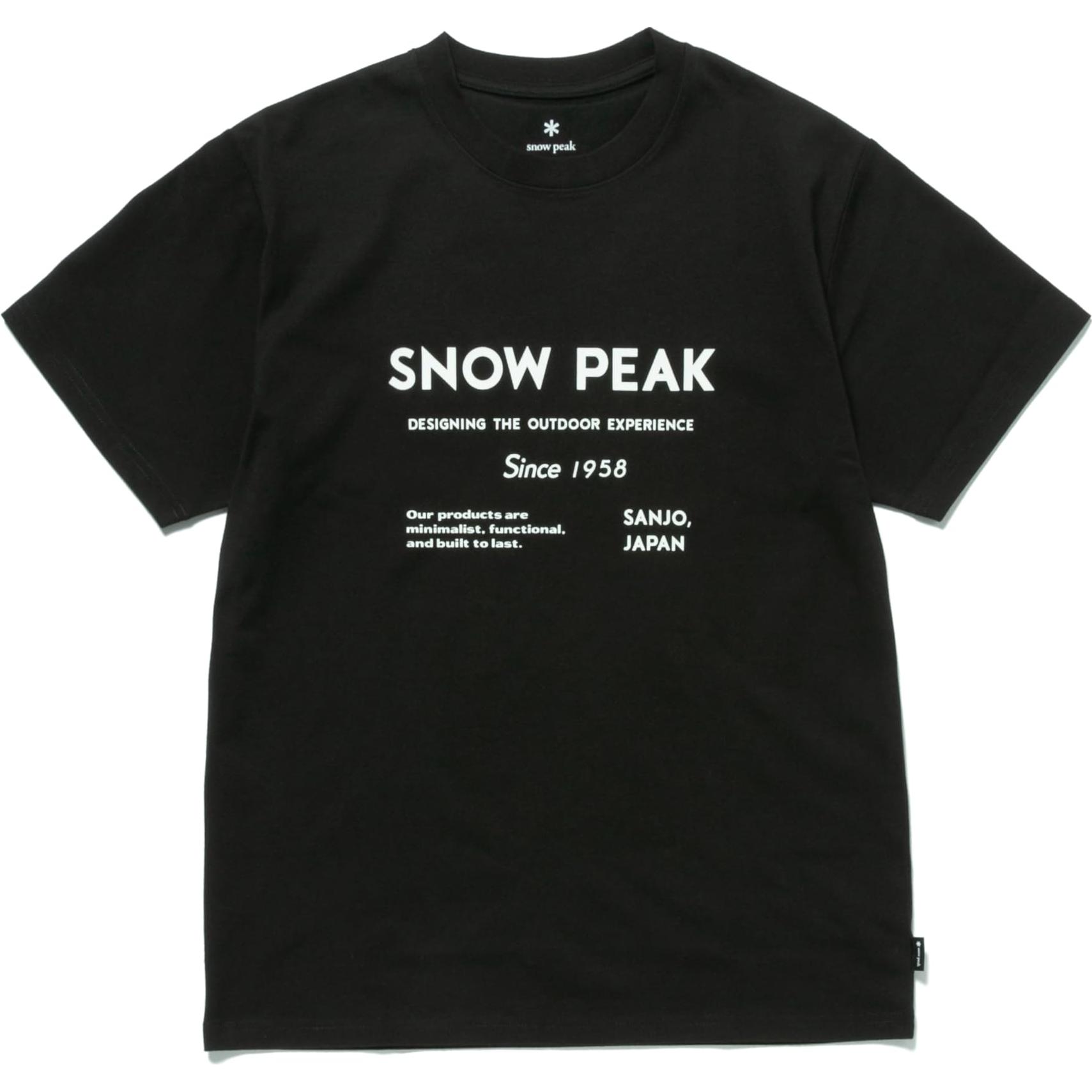 Футболка унисекс Snow Peak, черный
Футболка унисекс Snow Peak, черный