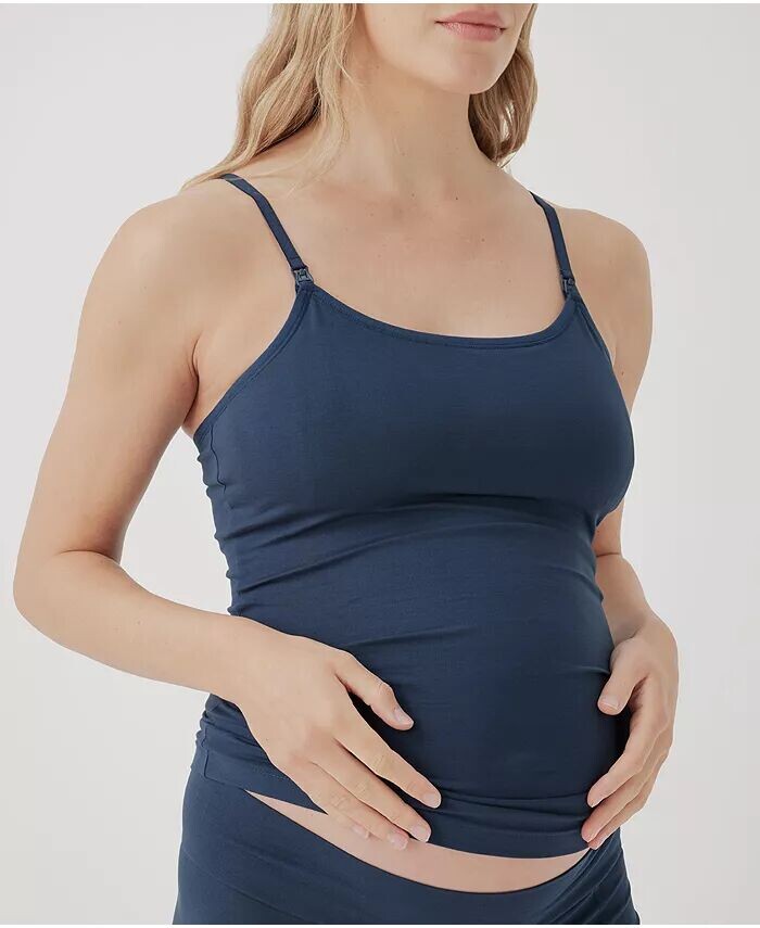 Майка для беременных и кормящих мам Pact, синий
Майка для беременных и кормящих мам Pact, синий