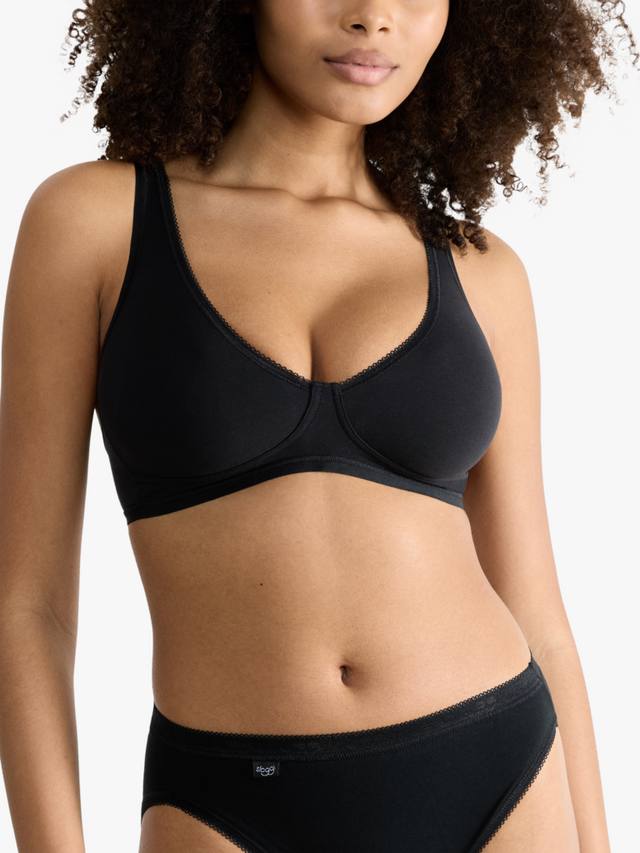 Мягкий базовый бюстгальтер sloggi, Black
Мягкий базовый бюстгальтер sloggi, Black