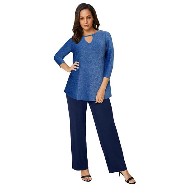 Женская плюс сайз туника с мерцающим вырезом Jessica London, Sapphire Shimmer
Женская плюс сайз туника с мерцающим вырезом Jessica London, Sapphire Shimmer