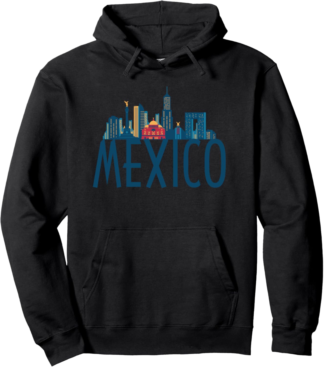 Худи с силуэтом панорамы Мехико Mexico City Skyline Silhouette Outline, черный
Худи с силуэтом панорамы Мехико Mexico City Skyline Silhouette Outline, черный
