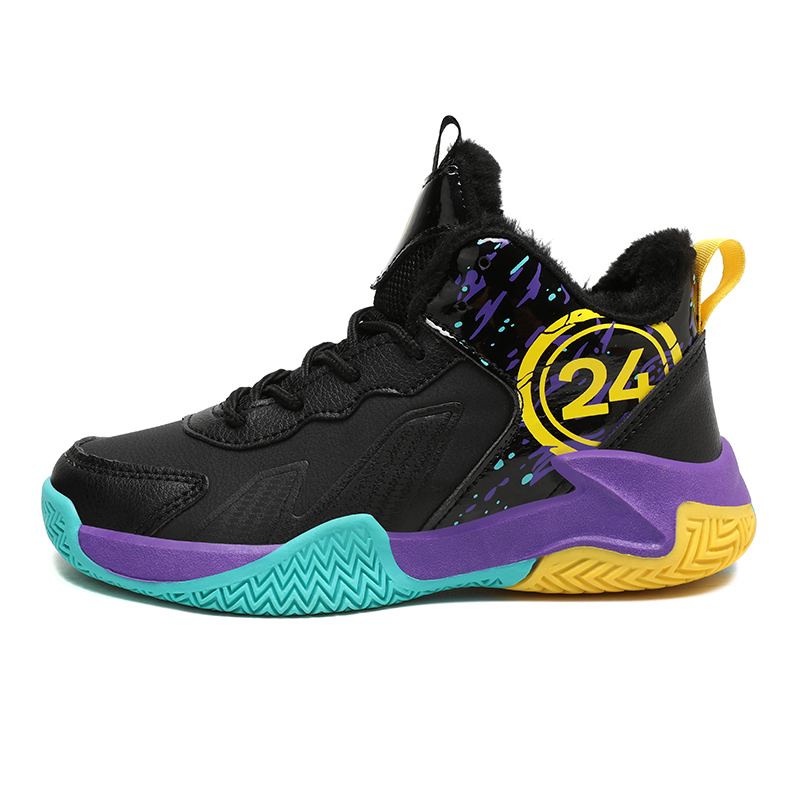 Противоскользящие детские баскетбольные кроссовки для детей SAINT WATERS, черный/фиолетовый
Противоскользящие детские баскетбольные кроссовки для детей SAINT WATERS, черный/фиолетовый