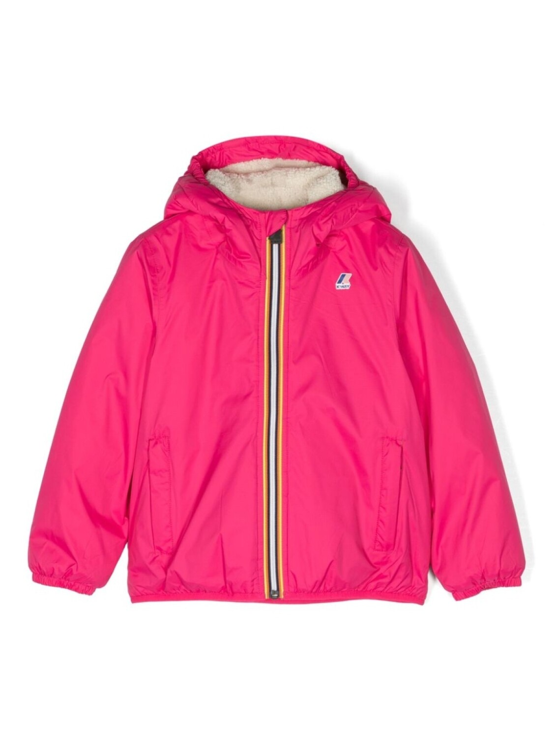 Куртка на молнии с капюшоном и нашивкой-логотипом K Way Kids, розовый
Куртка на молнии с капюшоном и нашивкой-логотипом K Way Kids, розовый